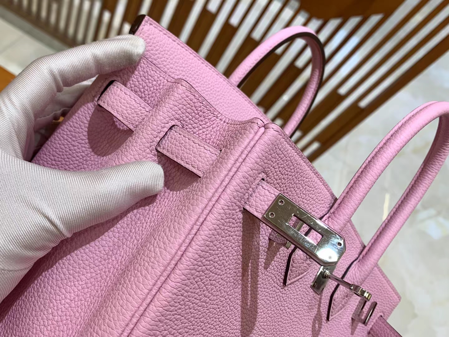 light purple birkin bag