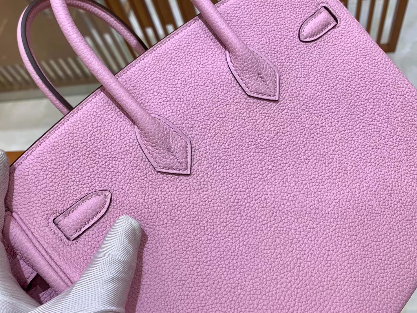 light purple birkin bag