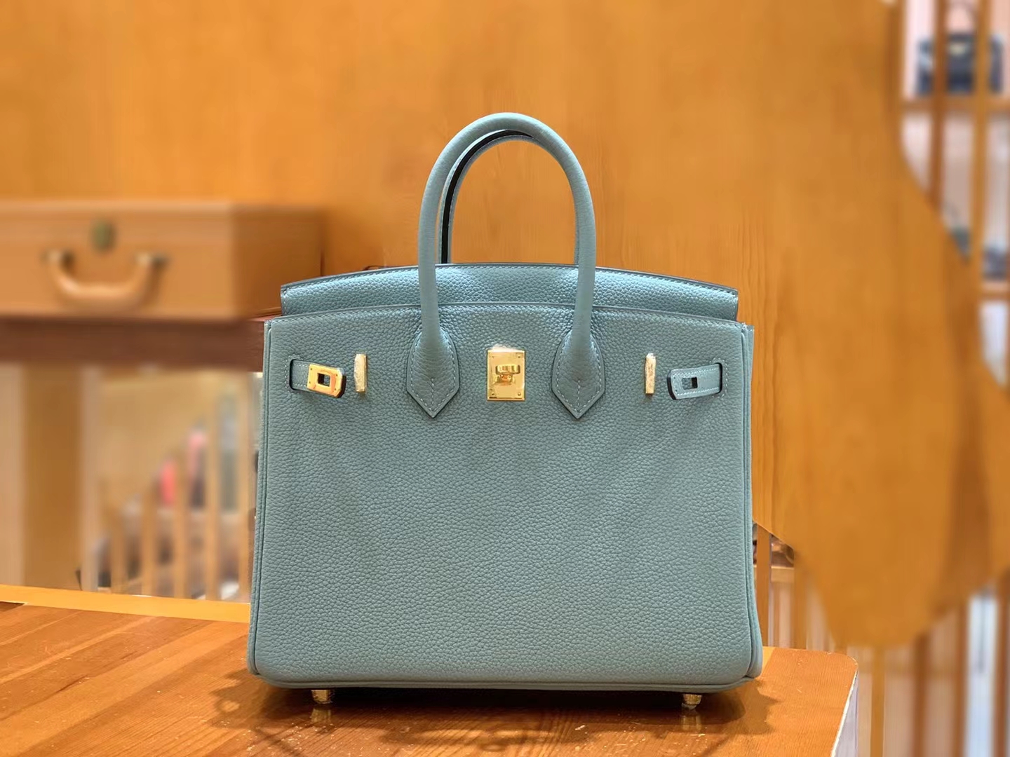 Hermes 30cm Birkin Bag In Latest Blue